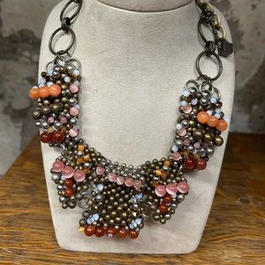 Pam Hiran Anthropologie Statement Necklace